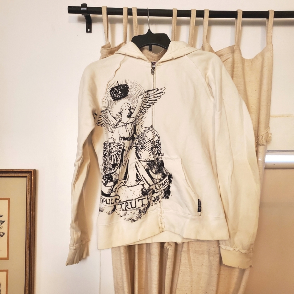 Zip Up Angel Hoodie